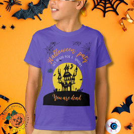 Taloky Halloween T-Shirt - Hemligt hus och dyrt