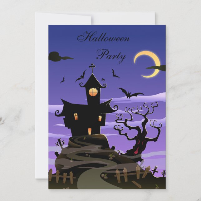 Taloky House Halloween fest Inbjudningar (Framsida)