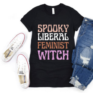 Taloky Liberal Feminist Witch Lundny politisk cute T Shirt