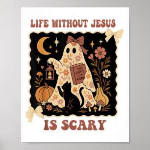 Taloky Life är skam utan Jesus Christian Hallo Poster