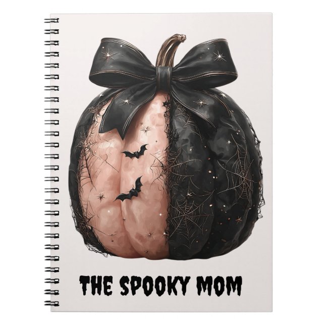 Taloky Mamma Halloween Pumpkin Anteckningsbok (Framsidan)