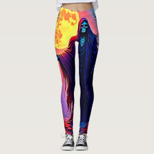 Taloky Måne Dödsdesign Leggings
