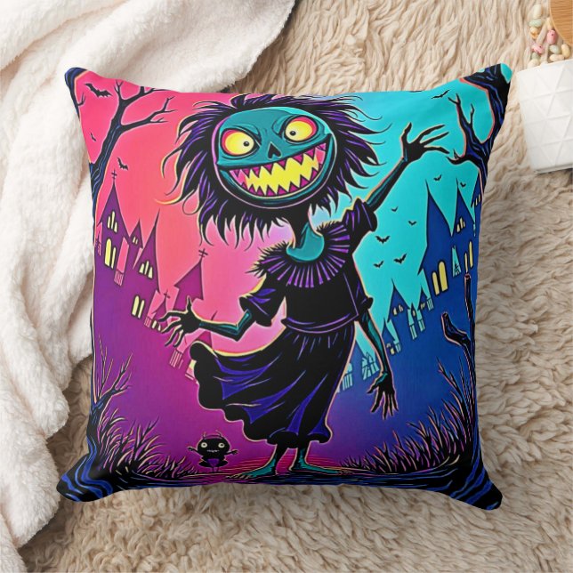 Taloky Night Halloween Creatdesign Design Kudde (Filt)