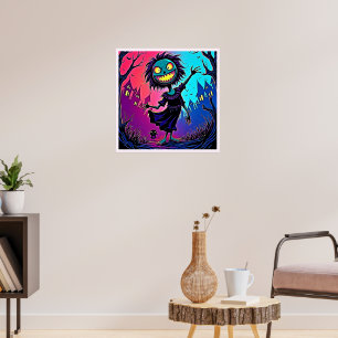 Taloky Night Halloween Creatdesign Design Poster