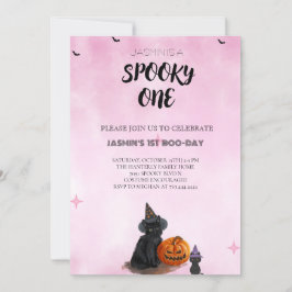 Taloky One Halloween Birthday-inbjudan Inbjudningar