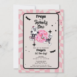 Taloky One Halloween första födelsedagsinbjudan Inbjudningar