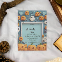 Taloky One Halloween första födelsedagsinbjudan