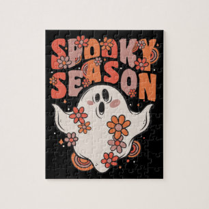 Taloky Season Groovy Ghost med Vintage Flowers Ji Pussel