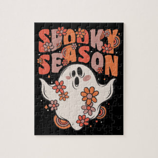 Taloky Season Groovy Ghost med Vintage Flowers Ji Pussel