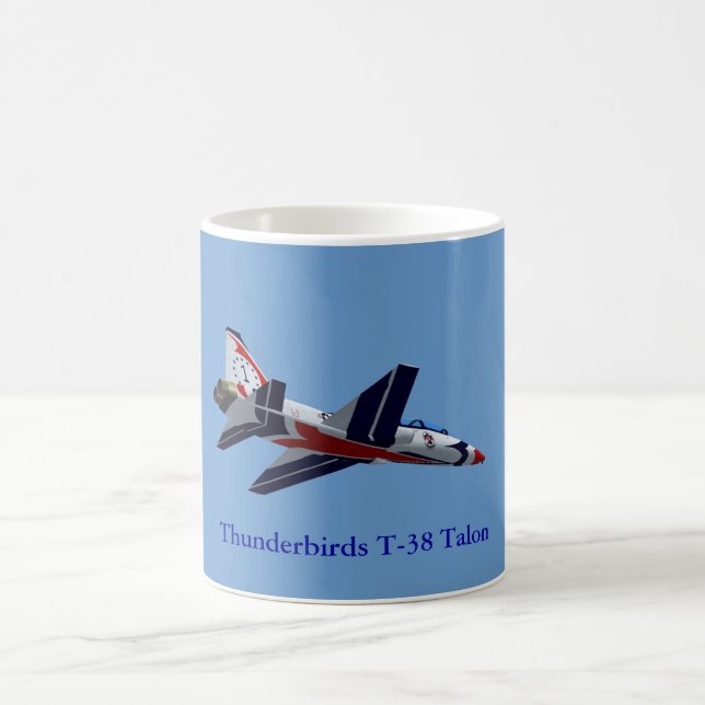 Talonmugg för Thunderbirds T-38 Kaffemugg (Center)