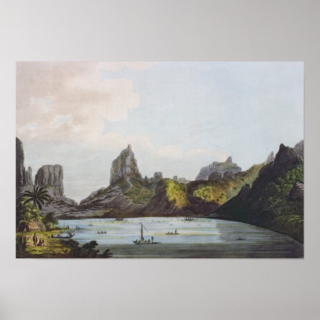 Taloos hamn på ön Eimeo Poster (Framsidan)