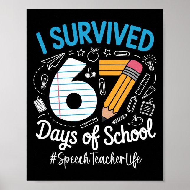 Talpedagog överlevde 67 dagar av skolhumor De Poster (Framsidan)