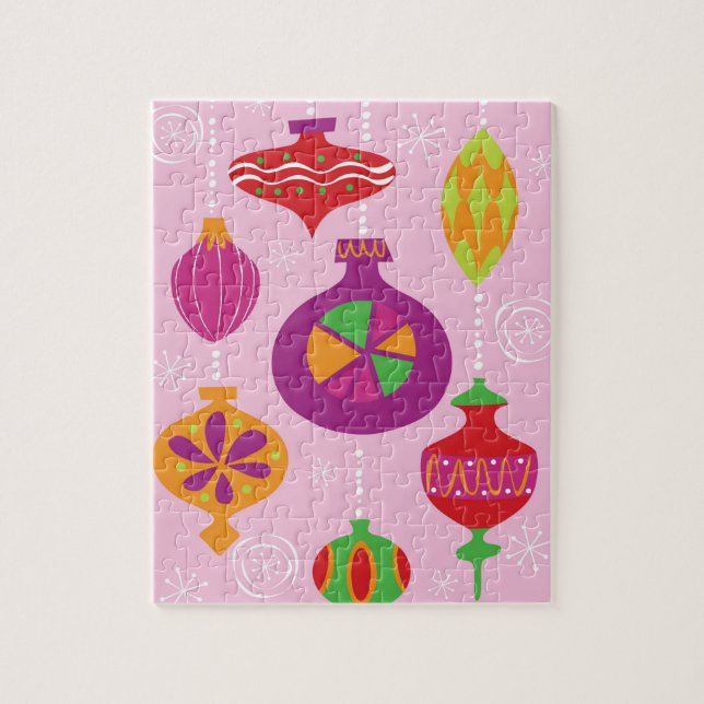 Talrik juldekoration som illustreras i diffe pussel (Vertikal)