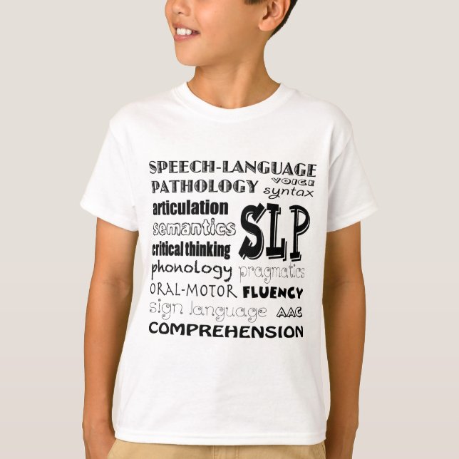 Talspråkpatolog Tee Shirt (Framsida)