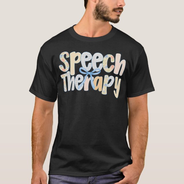 Talspråkterapi Coquette Slp Patolog Logoped T Shirt (Framsida)