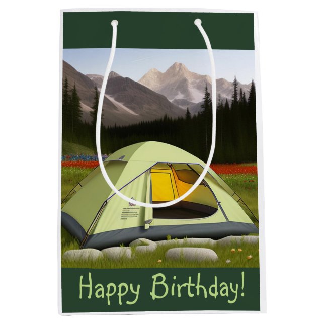 Tält Camping Birthday (Framsidan)