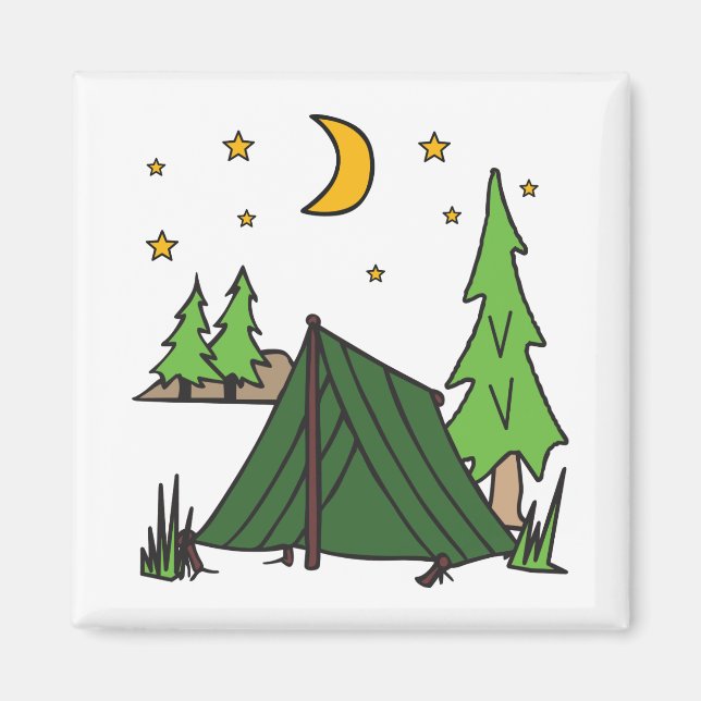 Tält Camping Magnet (Framsidan)