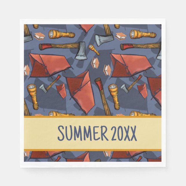 Tält Camping Pappersservett (Framsidan)