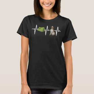 Tält Camping Spinoni Italiani Heartslag Hund T Shirt