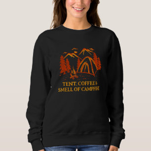 Tält Kaffe & Lukten Av Läggereld Camping Vandring  T Shirt