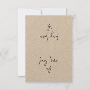 Tält-kort för livsmedelsmärkning i Nyckel Lime