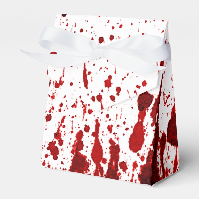 Tält Papper favoritbox Blood Splatter Vampire Goth Presentaskar (Framsidan Sidan)