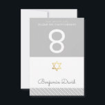 TÄLT PLACE CARDS Pub Mitzvah star om davande grått Inbjudningar<br><div class="desc">OBS! - Användan SHINY GOLD FOIL EFFECT ÄR UTTRYCKT I BILD som platskort som en del av HÄNDELSEN - bara lämna skrivan till din gästs namn eller lägg till text och använda som söta favoritkort! DIY - FOLD IT DIURSELF, gör helt enkelt en skugga längs gråttet och vik sedan för...</div>