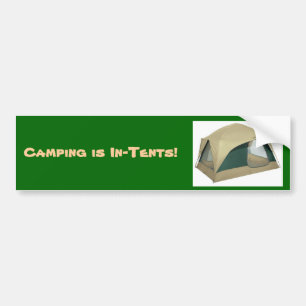 tält som campar är I-Tält! - Skräddarsy Bildekal