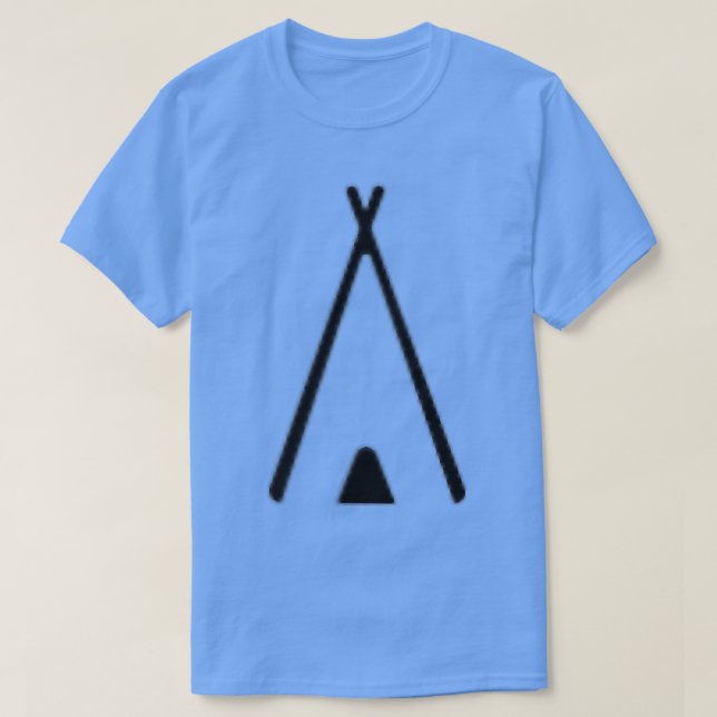 Tält Tipi T-Shirt (Design framsida)