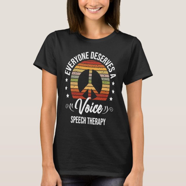 Talterapi Logoped T Shirt (Framsida)