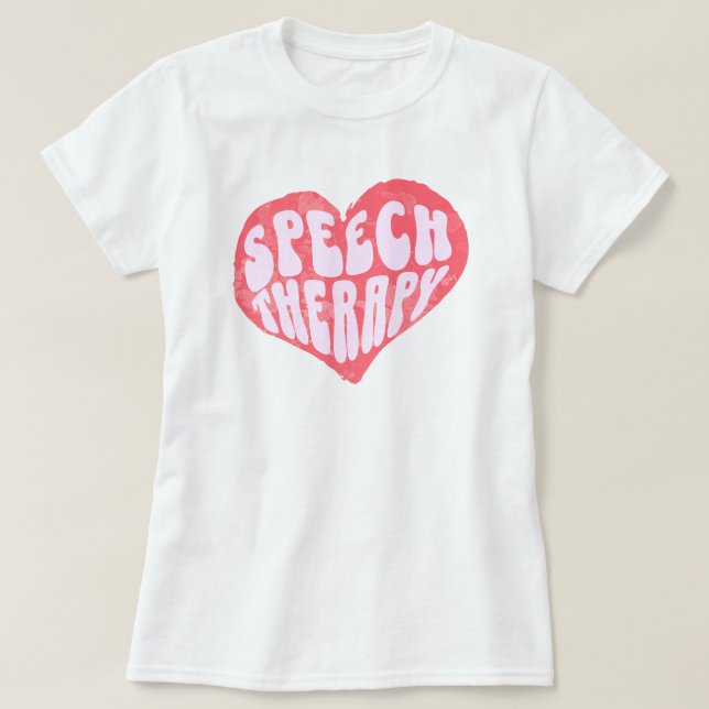 Talterapi Logoped T Shirt (Design framsida)