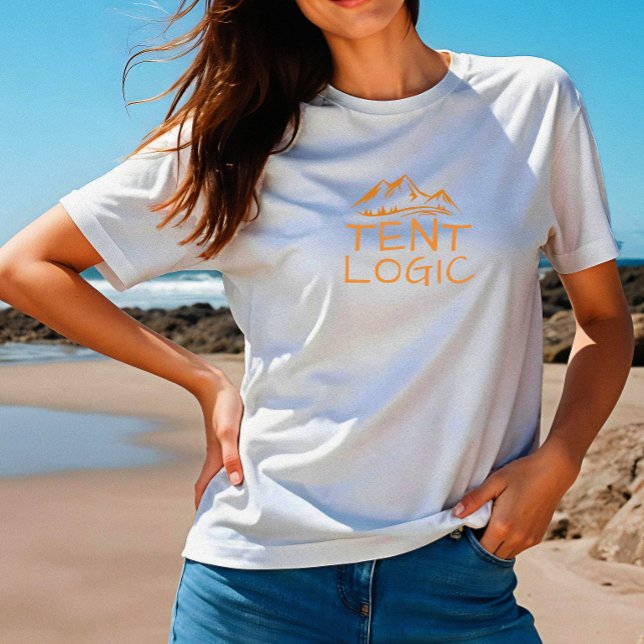 Tältlogik Rollig Camper Berg T Shirt (Skapare uppladdad)