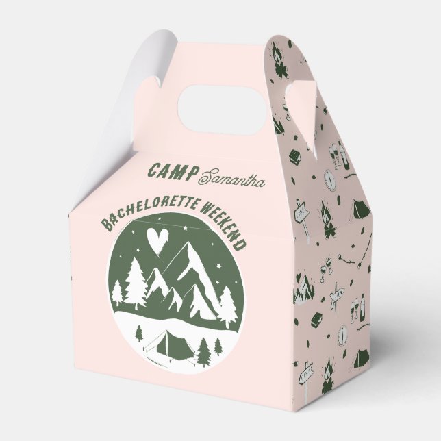 Tältmöhippa Camping Bach Helg Rosa Presentaskar (Framsidan Sidan)