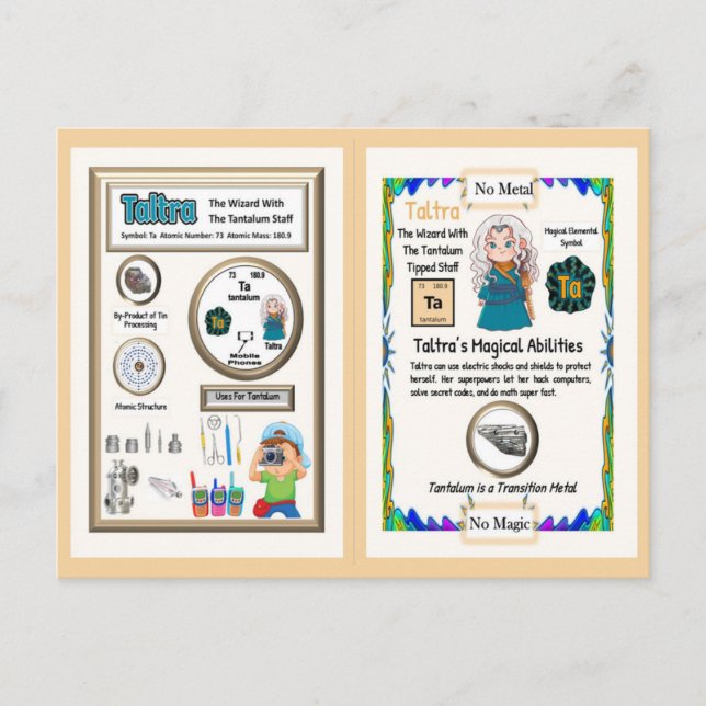Taltra-guiden - Tantalum Inslag Vykort (Framsida)