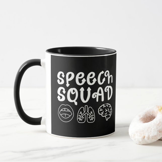 Taltrupp SLP Logoped Rolig Mugg (Med munk)
