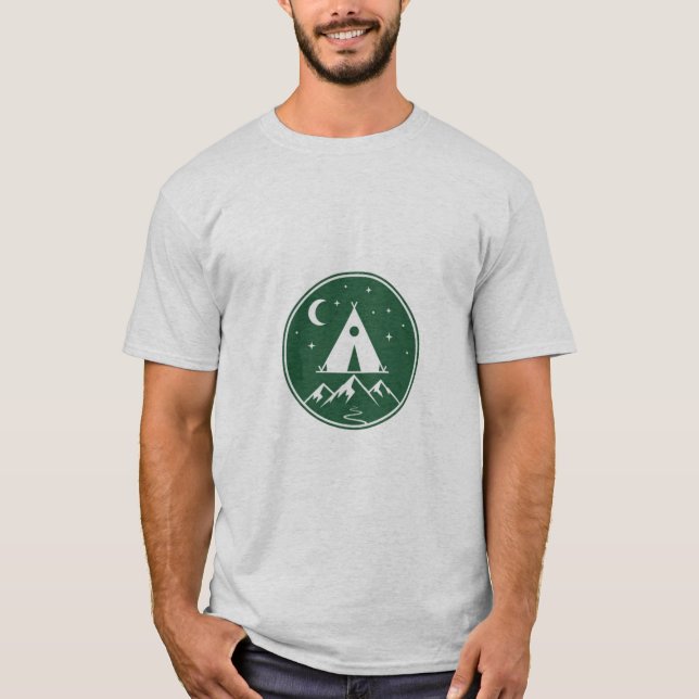 Tältstjärnor T Shirt (Framsida)