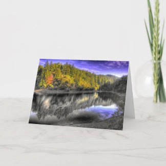 Tam trädreflexion kort