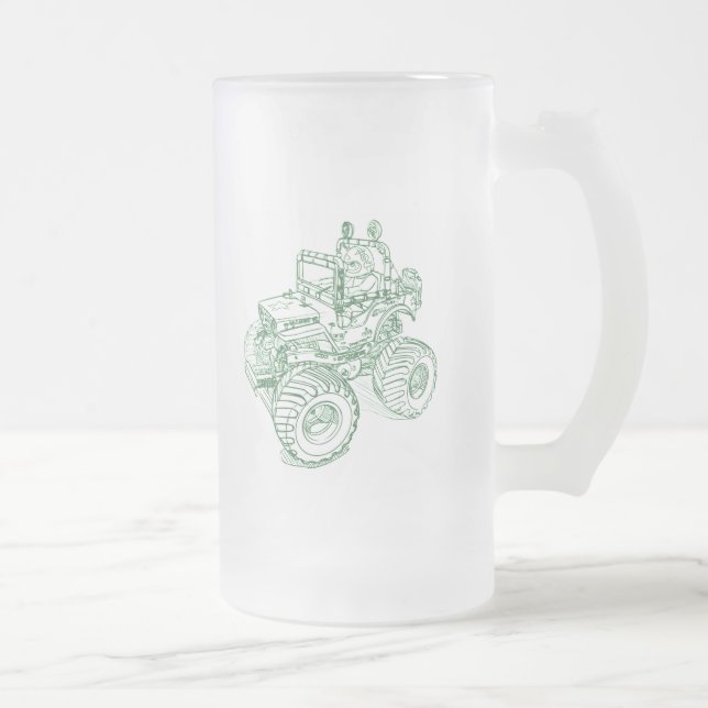 Tam vild Willys Frostat Ölglas (Höger)