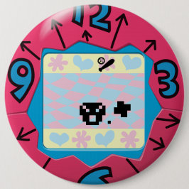 Tamagotchi-bricka. Knapp