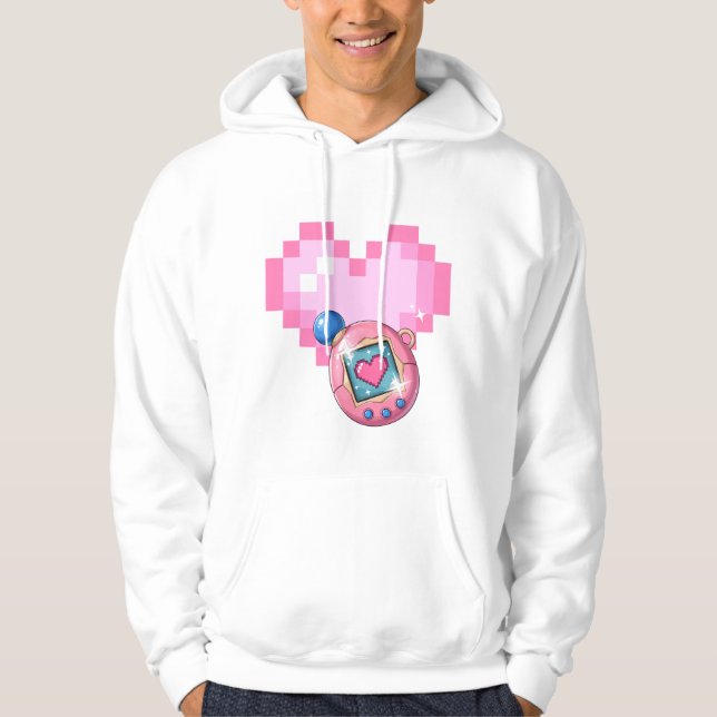 Tamagotchi-hoodie Hoodie (Framsida)