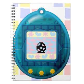 Tamagotchi noterar boken anteckningsbok