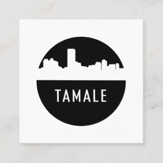 Tamale Fyrkantigt Visitkort