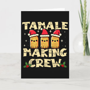 Tamale Making Crew Tamale-säsong Kul Mexikansk Kri Kort