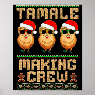 Tamale Making Crew Tamale Säsong Rolig Mexikansk J Poster