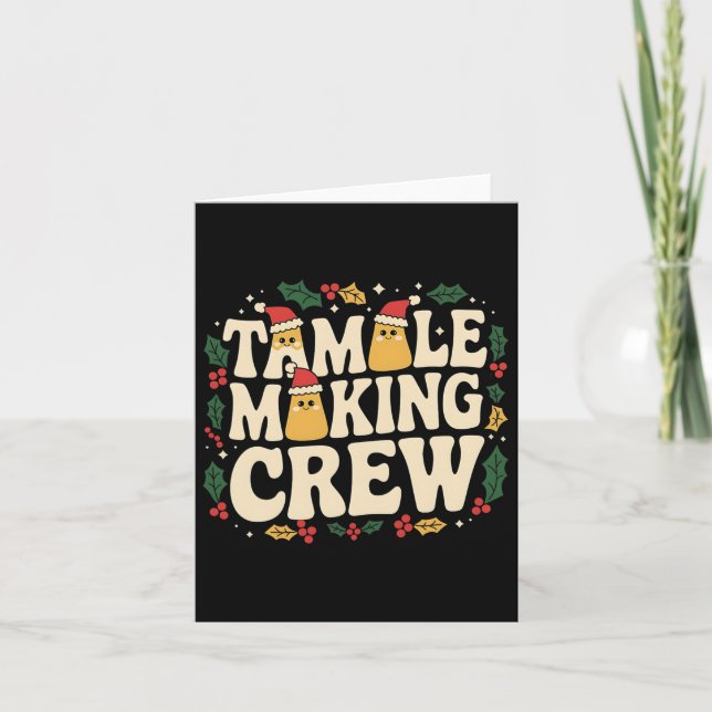 Tamale Making Crew Tamale-säsong Rollig mexikansk  Kort (Framsida)