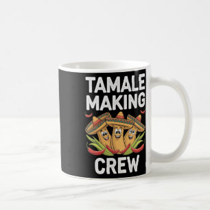 Tamale Skapar Crew Funny Mexikansk julpajamas Kaffemugg