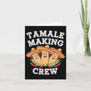 Tamale Skapar Crew Funny Mexikansk julpajamas Kort
