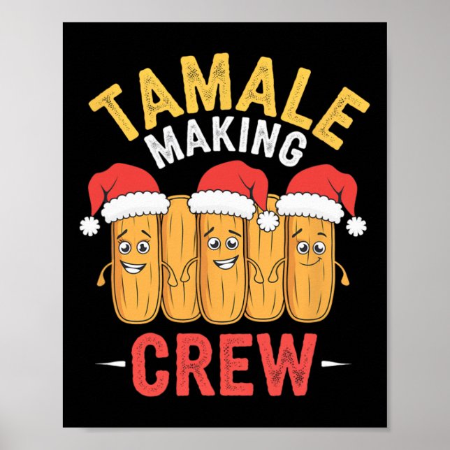 Tamale Skapar Crew-Roligten Party Poster (Framsidan)