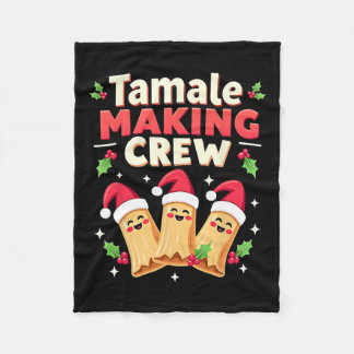 Tamale Skapar Crew Tamale Season Funny Mexican Chr Fleecefilt