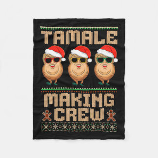Tamale Skapar Crew Tamale Season Funny Mexican Chr Fleecefilt